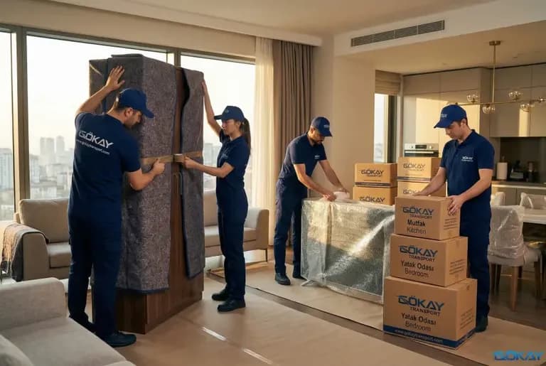 Yurt dışına taşınma sürecinde ev eşyası paketleme ve TIR yükleme