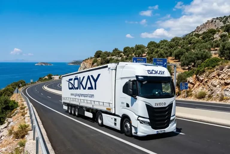 Gökay Transport Yunanistan nakliye karayolu TIR aracı